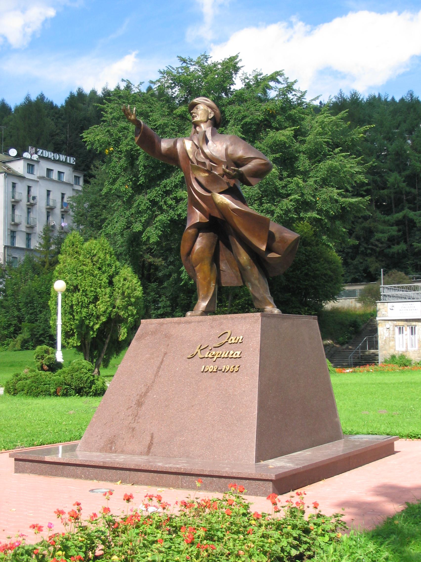 Pomnik Jana Kiepury w Krynicy-Zdroju